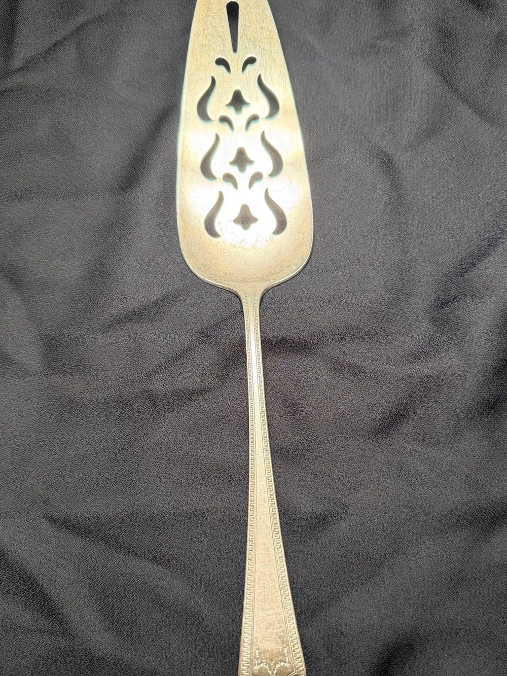 Vintage Art Deco NSC EPNS National Silver Co Silverware Cake Pie Server 10”